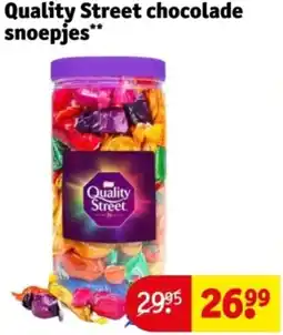 Kruidvat Quality Street chocolade snoepjes aanbieding