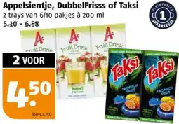 Poiesz Appelsientje, DubbelFrisss of Taksi aanbieding
