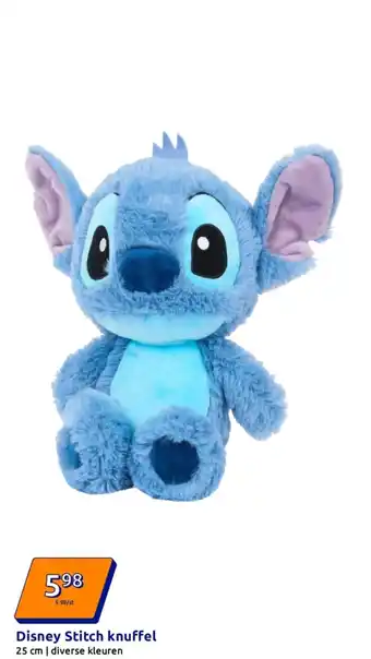Action Disney Stitch knuffel aanbieding