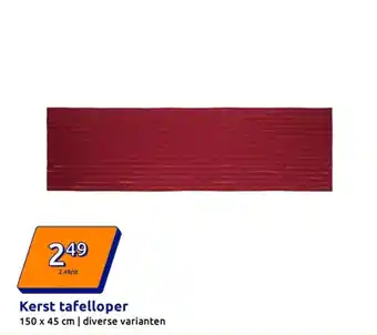 Action Kerst tafelloper aanbieding