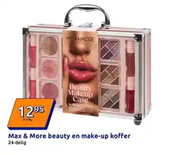 Action Max & More beauty en make-up koffer aanbieding
