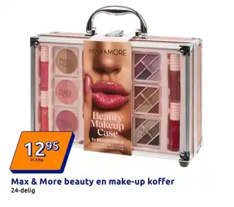 Action Max & More beauty en make-up koffer aanbieding