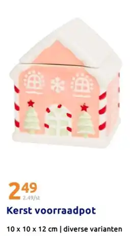 Action Kerst voorraadpot aanbieding