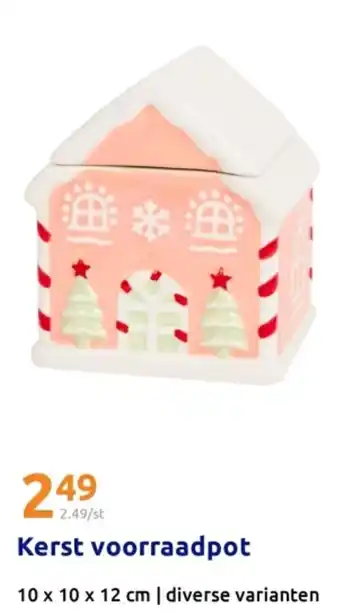 Action Kerst voorraadpot aanbieding