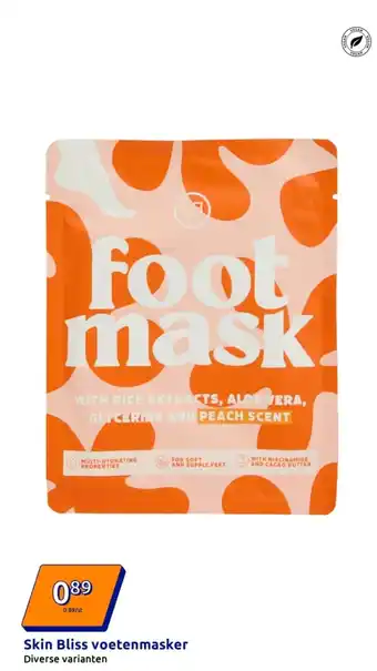 Action Skin Bliss voetenmasker aanbieding