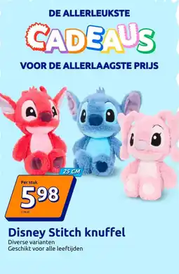 Action Disney Stitch knuffel aanbieding