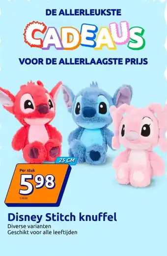 Action Disney Stitch knuffel aanbieding