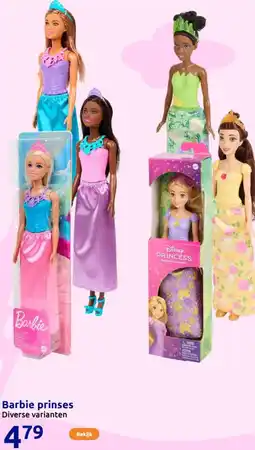 Action Barbie prinses aanbieding