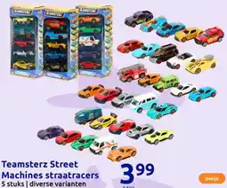 Action Teamsterz Street Machines straatracers aanbieding