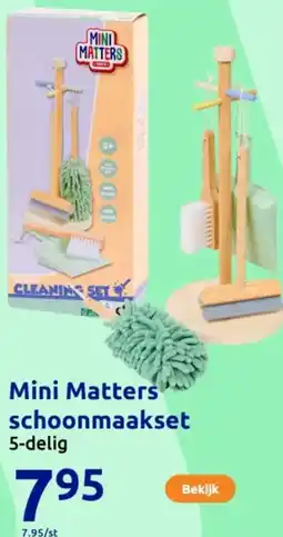 Action Mini Matters schoonmaakset aanbieding