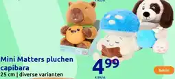 Action Mini Matters pluchen capibara aanbieding
