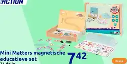 Action Mini Matters magnetische educatieve set aanbieding