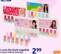 Action I Love My Style nagellak aanbieding