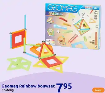 Action Geomag Rainbow bouwset aanbieding