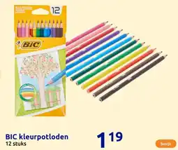 Action BIC kleurpotloden aanbieding