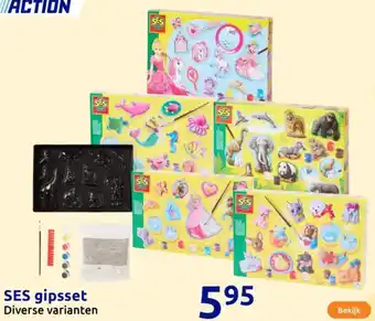 Action SES gipsset aanbieding