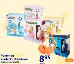 Action Pokémon kinderkoptelefoon aanbieding
