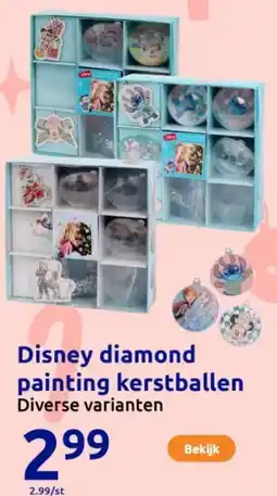 Action Disney diamond painting kerstballen aanbieding