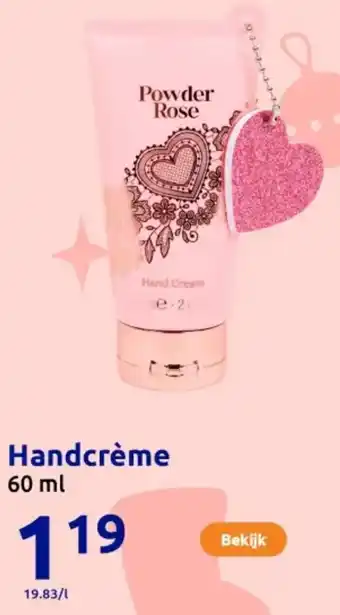 Action Handcrème aanbieding