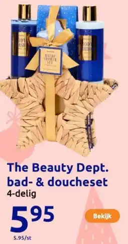 Action The Beauty Dept. bad & doucheset aanbieding