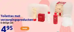 Action Toilettas met verzorgingsproductent aanbieding
