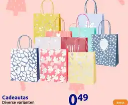 Action Cadeautas aanbieding