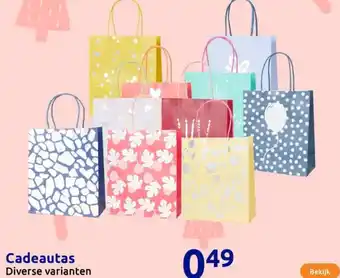 Action Cadeautas aanbieding