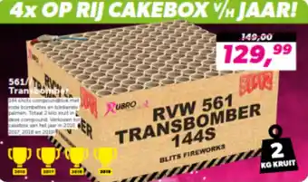 Bunte Vuurwerk 561 Transbomber aanbieding
