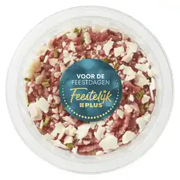 PLUS Feestelijk PLUS Tartaar truffel parmesan aanbieding