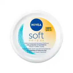 Kruidvat NIVEA Soft Daily Uv SPF15 Crème aanbieding