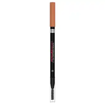 Kruidvat L'Oréal Paris Infaillible Brow 12H Auburn 6.32 Definer Pencil aanbieding