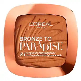 Kruidvat L'Oréal Paris Wake Up & Glow 02 Back To Bronze Bronzer aanbieding