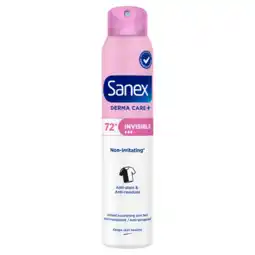 Jumbo Sanex Derma Care Invisible Deodorant Spray 200 ML aanbieding