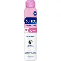 Jumbo Sanex Derma Care Invisible Deodorant Spray 200 ML aanbieding