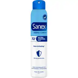 Jumbo Sanex Dermo Care Extra Control Deodorant Spray 200 ML aanbieding