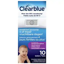 Kruidvat Clearblue Geavanceerde Digitale Ovulatietest aanbieding