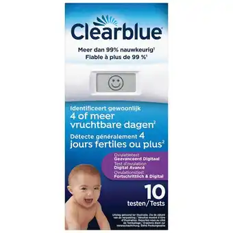 Kruidvat Clearblue Geavanceerde Digitale Ovulatietest aanbieding
