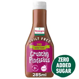Jumbo Verstegen Guilt Free Crunchy Pindasaus 285 ml aanbieding
