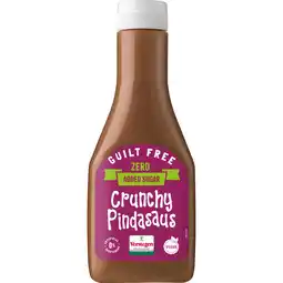 Jumbo Verstegen Guilt Free Crunchy Pindasaus 285 ml aanbieding