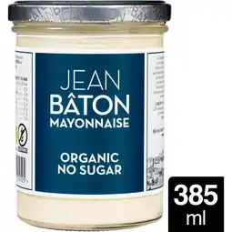 Jumbo Jean Bâton Mayonnaise Organic No Sugar 385 ml aanbieding