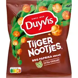 Jumbo Duyvis Tijgernootjes BBQ Paprika Pinda Noten 275 gr aanbieding