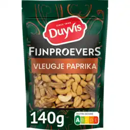 Jumbo Duyvis Fijnproevers Notenmix Paprika 140 g aanbieding