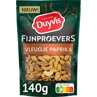 Jumbo Duyvis Fijnproevers Notenmix Paprika 140 g aanbieding