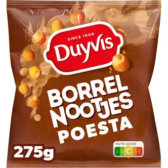 Jumbo Duyvis Borrelnootjes Poesta Pinda Noten 275 gr aanbieding