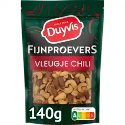 Jumbo Duyvis Fijnproevers Notenmix Chili 140 g aanbieding