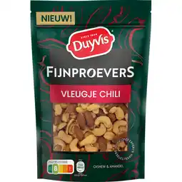 Jumbo Duyvis Fijnproevers Notenmix Chili 140 g aanbieding