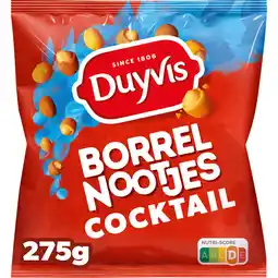 Jumbo Duyvis Borrelnootjes Cocktail Pinda Noten 275 gr aanbieding