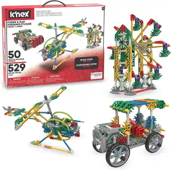 Amazon K'Nex 23012 Speelgoed, Case, 525 Gemotoriseerde onderdelen aanbieding
