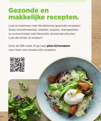 PLUS Gezonde en makkelijke recepten aanbieding