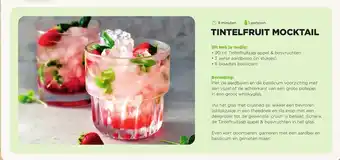 PLUS Tintelfruit mocktail aanbieding